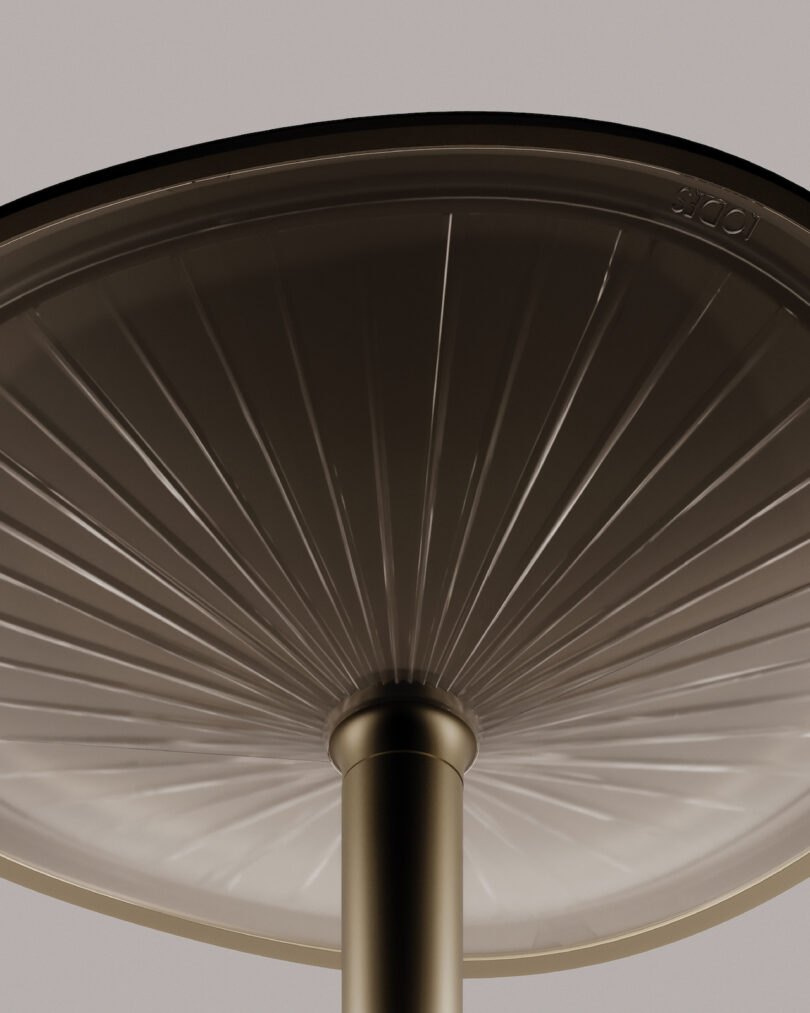 underside of an outdoor light