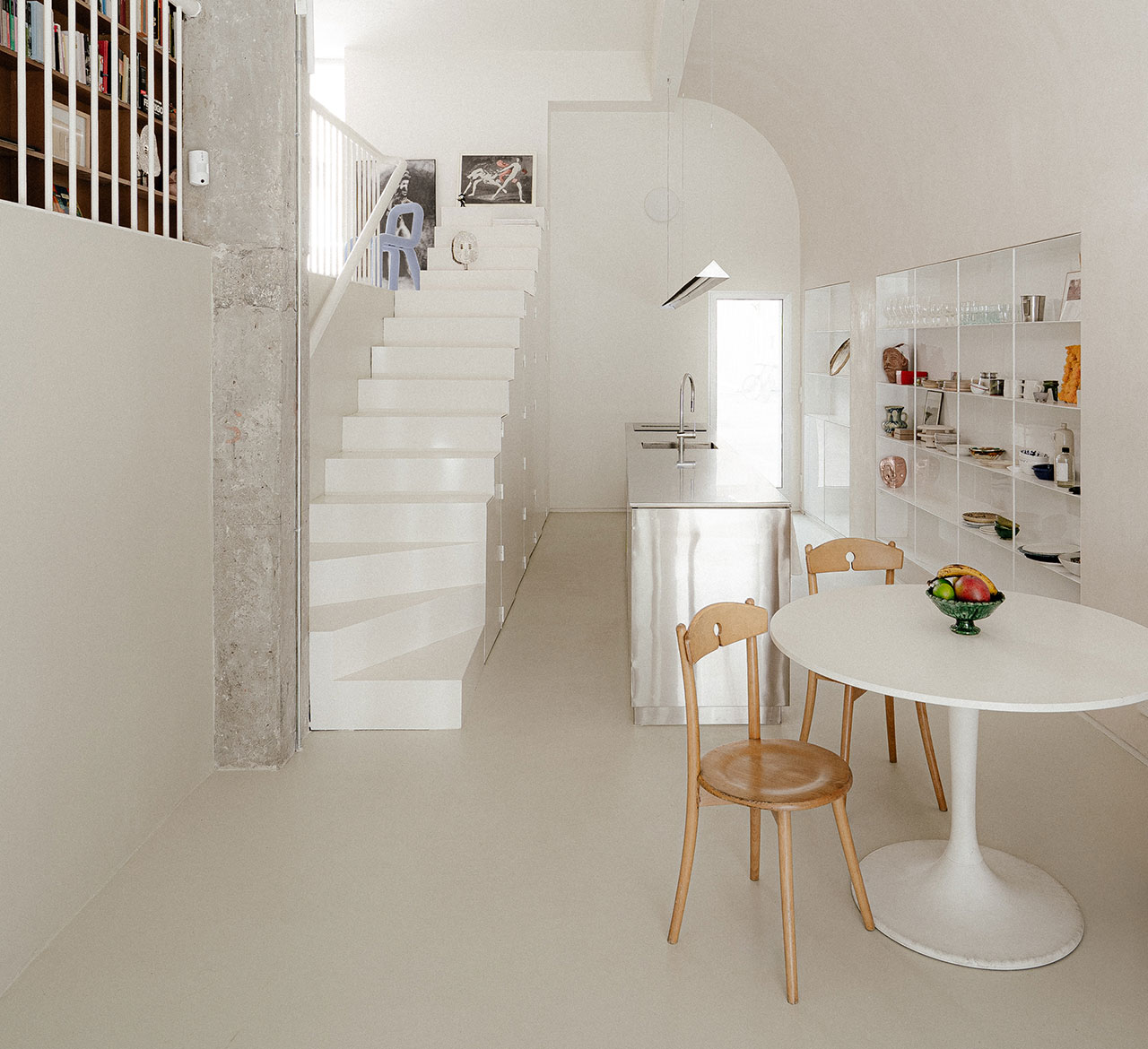 Former Fur Shop Becomes a Compact, Light-Filled Home in Madrid