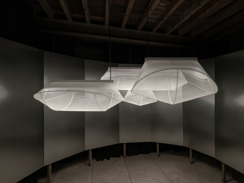 Raw-Edges Design Studio Makes LightMass^ Pendants Light as Air