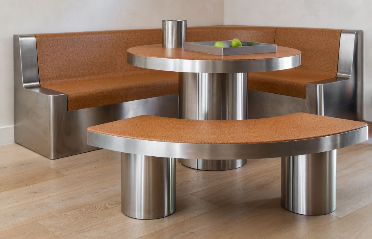 Cork Meets Chrome in Studio AHEAD's Futuristic Collection