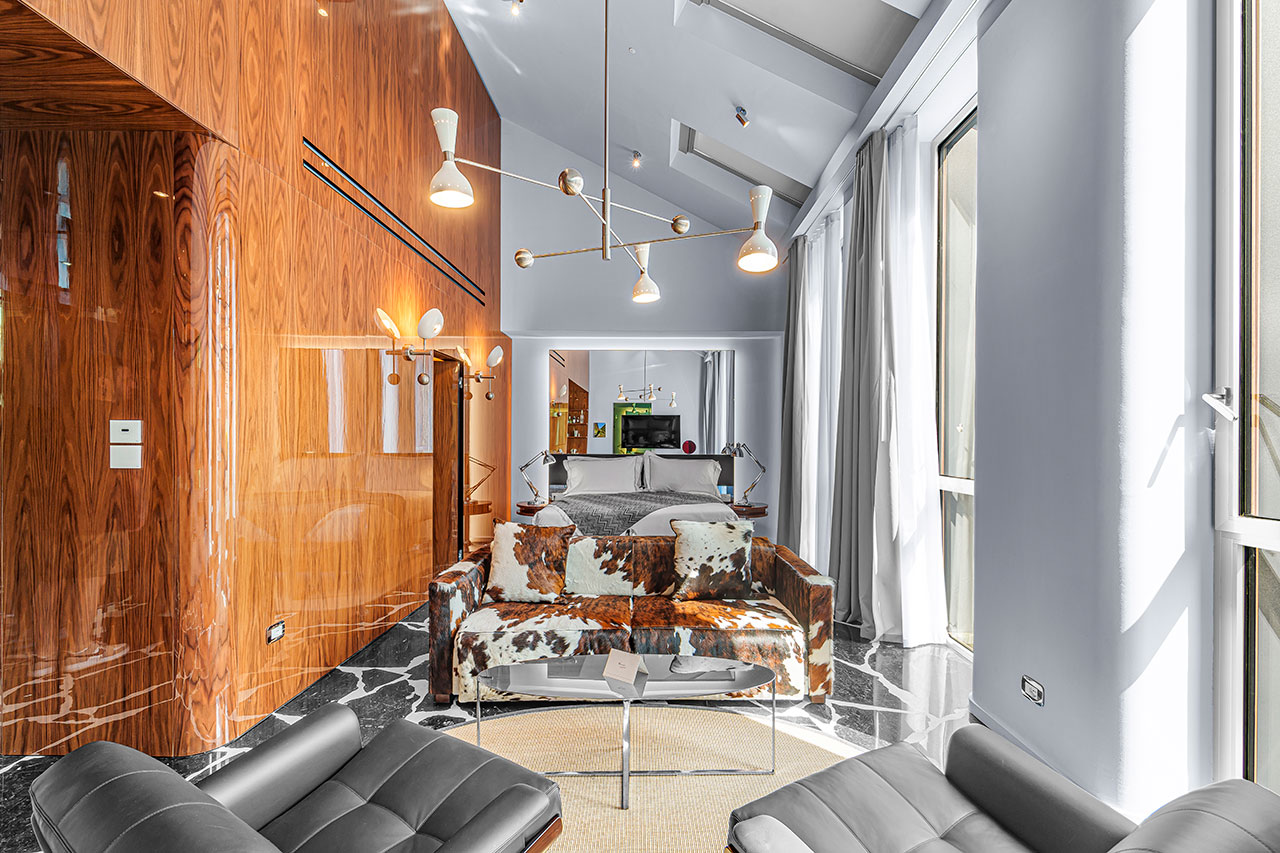 Hotel Calimala Milano Reimagines a 1960s Wallpaper Showroom