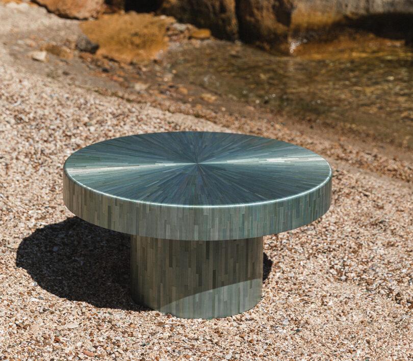 Katerina Bulgakova’s Seahorse Coffee Table Embodies Waves