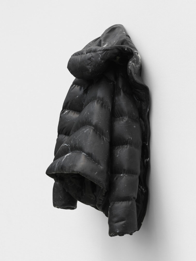 marble sculpture of jacket