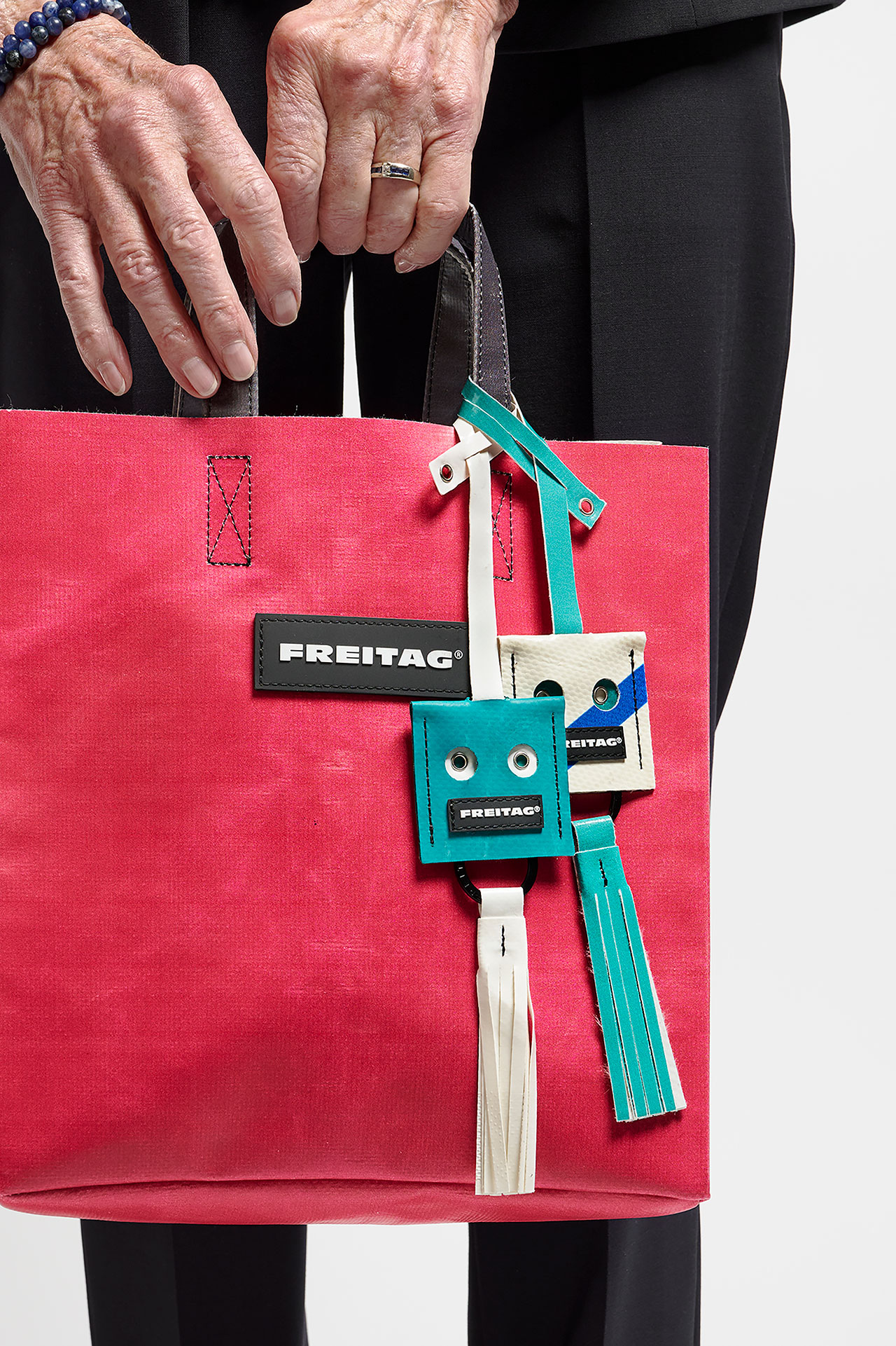 FREITAG Turns Truck Tarp Offcuts Into Collectible Bag Charms FREITAG Turns Truck Tarp Offcuts Into Collectible Bag Charms