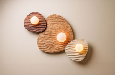 Sandscape Lighting by Studio Haran Breathes Water Into Wood