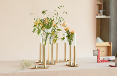 The Reflet Candle Holder by Daniel Rybakken Illuminates Warmth