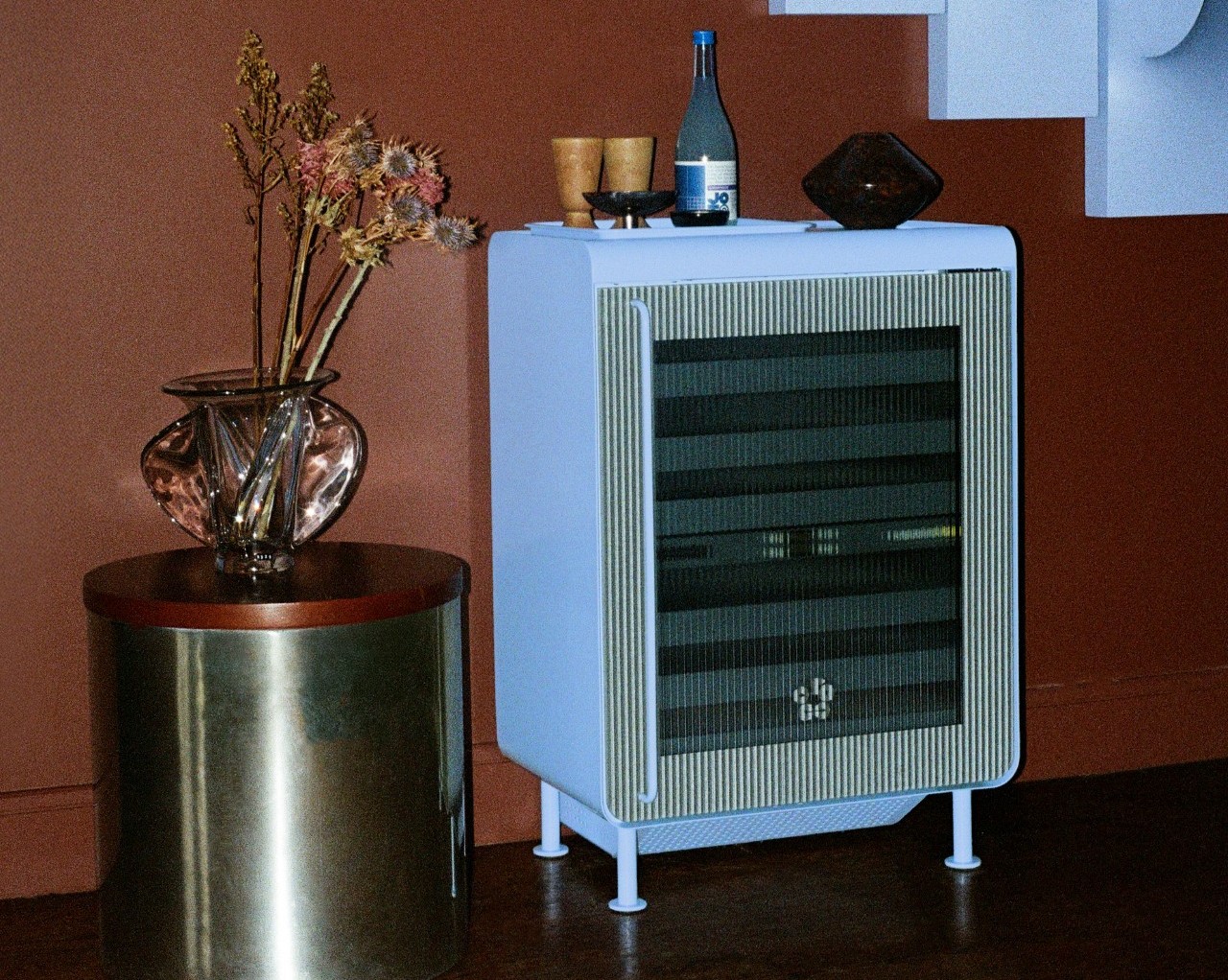 Rocco, The Super Smart Fridge, Keeps Its Cool in Ice Blue