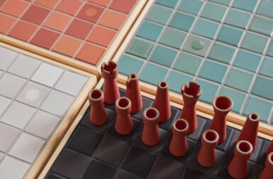 Artek and Heath Ceramics' New Tile Tables Cleverly Cohere Clay with Wood