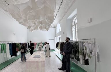 Issey Miyake's Milan Shop Transformed Paper Into Marble