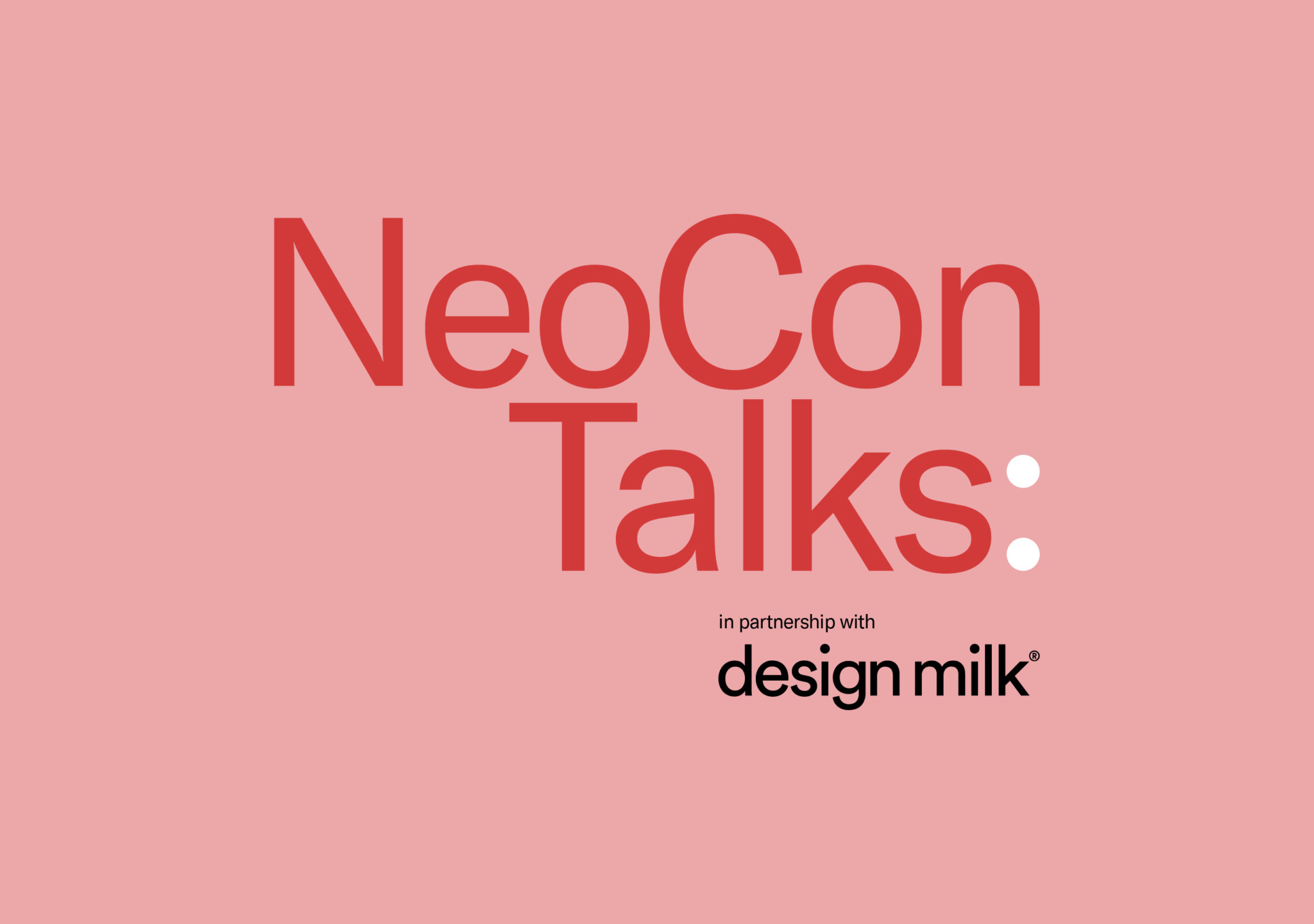 Mark Your Calendars: The 2026 NeoCon Talks Are Almost Here