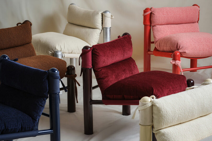 Post Collection Brings Solidity and Substance to Seating