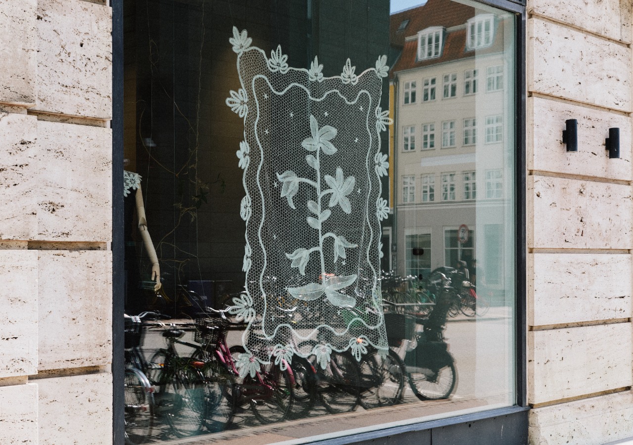 A Chylak Lace Installation That Weaves Together Cultural History and Heritage Craft