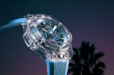 Hublot Puts Sky Blue Mechanics Inside a Clear Sapphire Case
