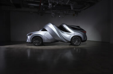 MSCHF Twists and Stretches Lexus Cars Into Surreal Sculptures